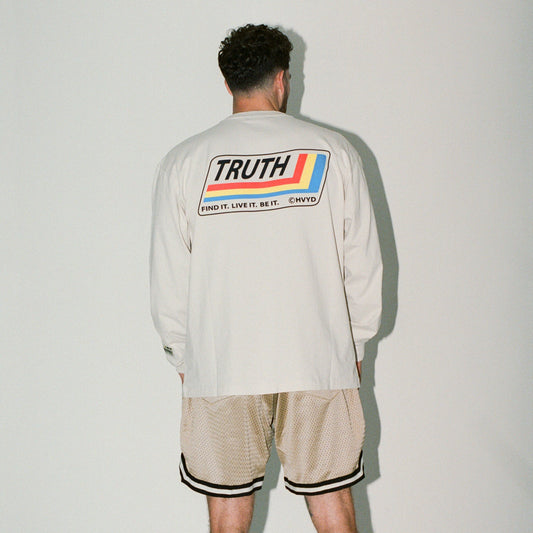 002 HVYD Truth Re-Edition Long Sleeve — Bone
