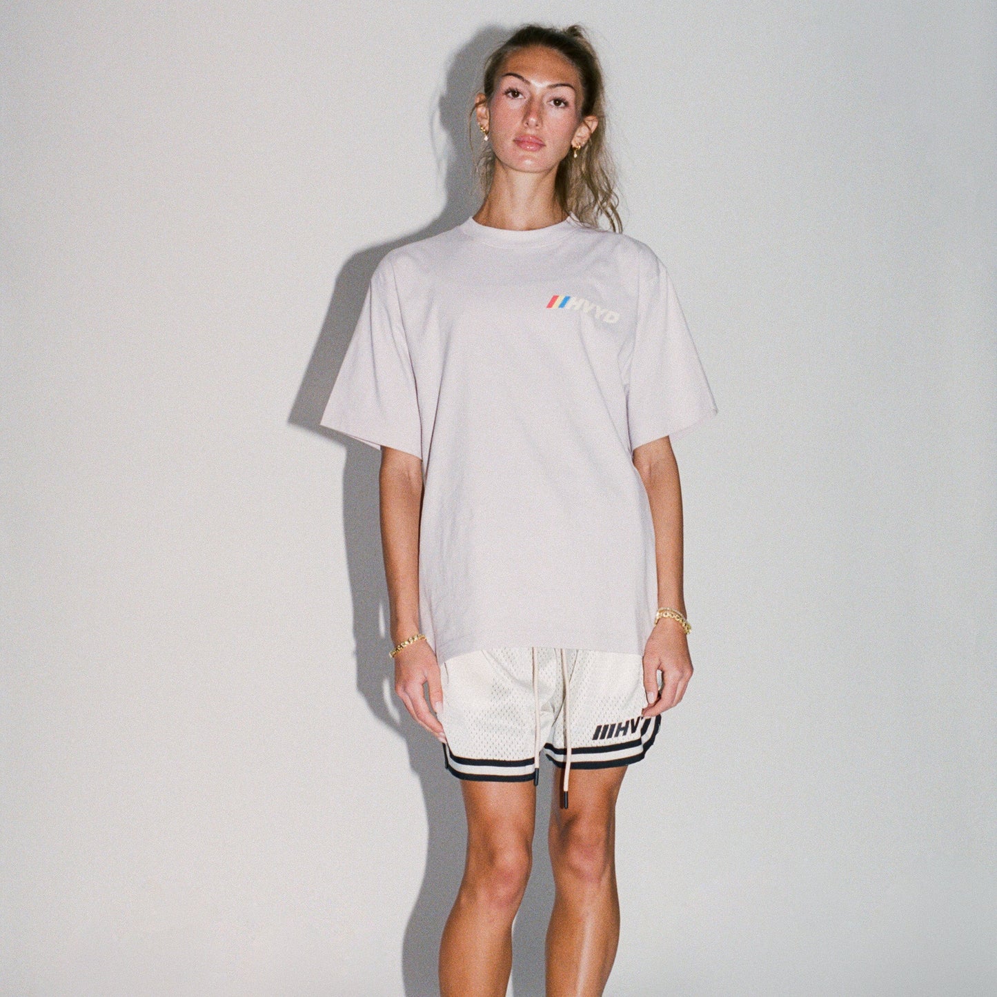002 HVYD Race T-Shirt — Lavender Fog