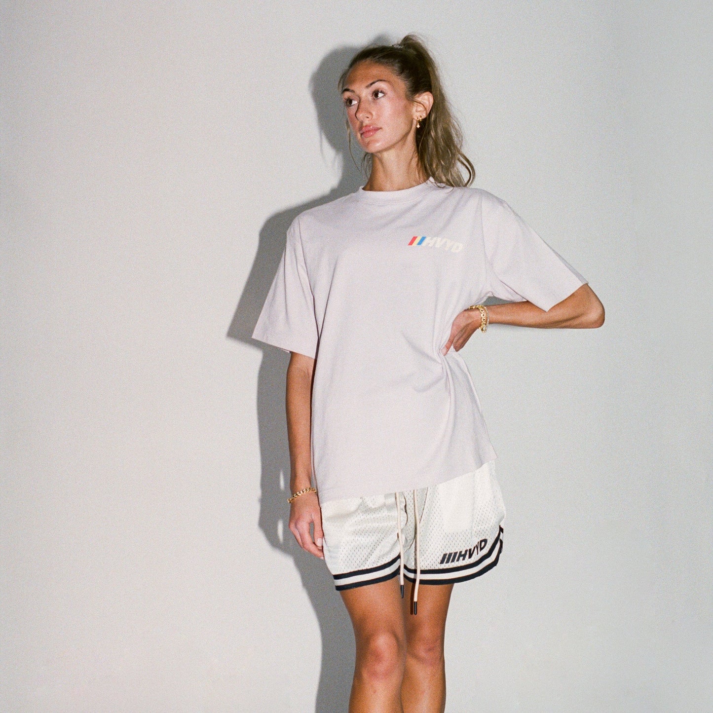 002 HVYD Race T-Shirt — Lavender Fog