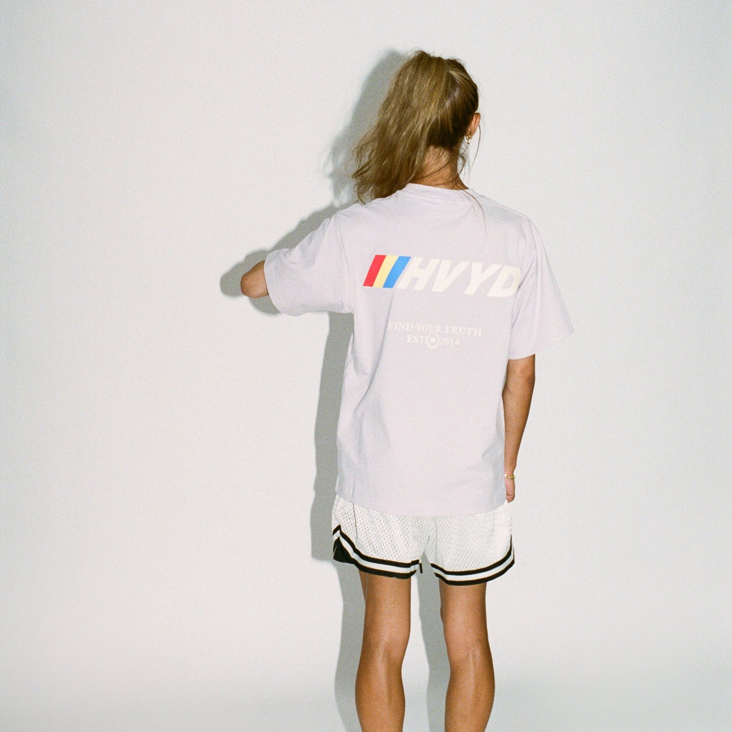 002 HVYD Race T-Shirt — Lavender Fog