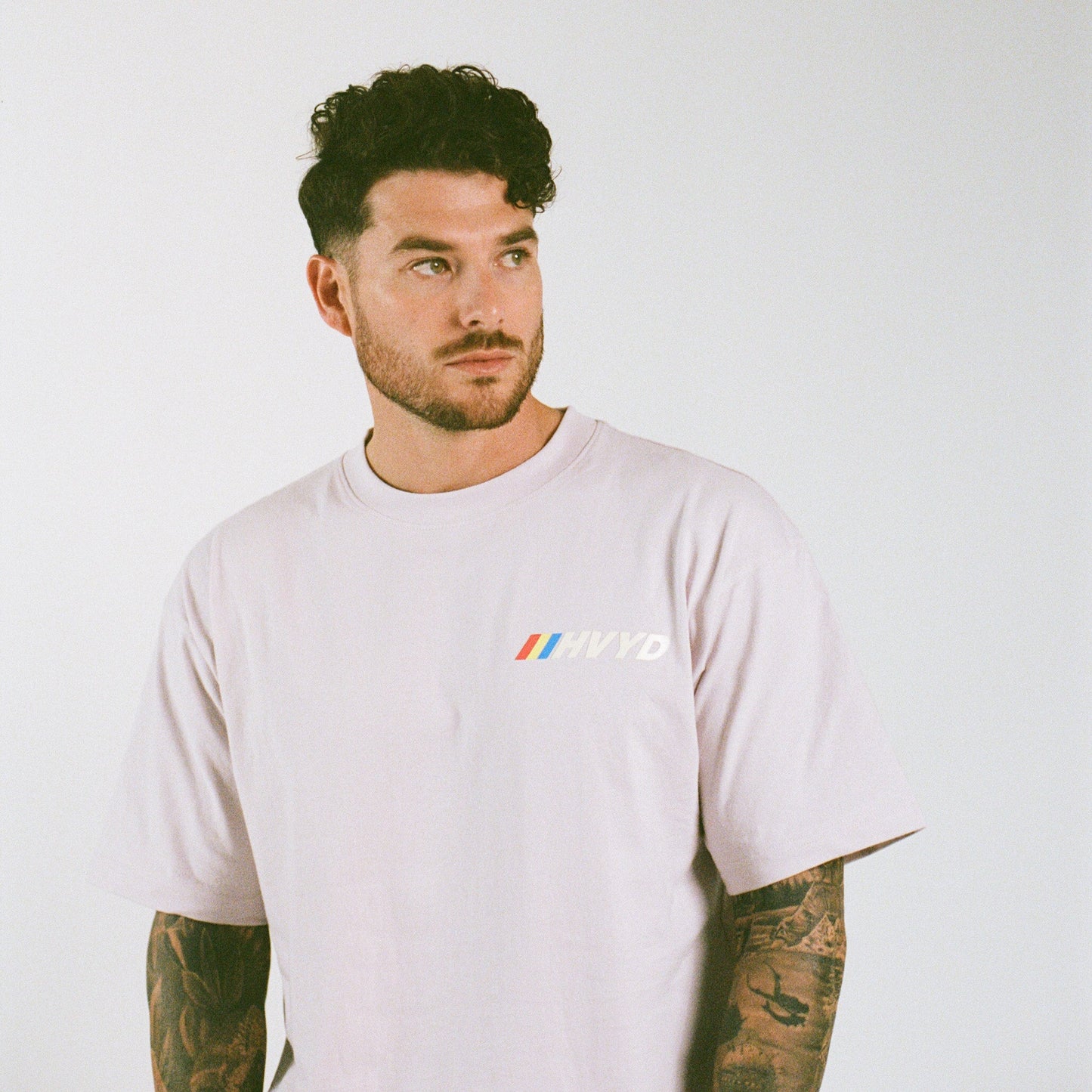 002 HVYD Race T-Shirt — Lavender Fog