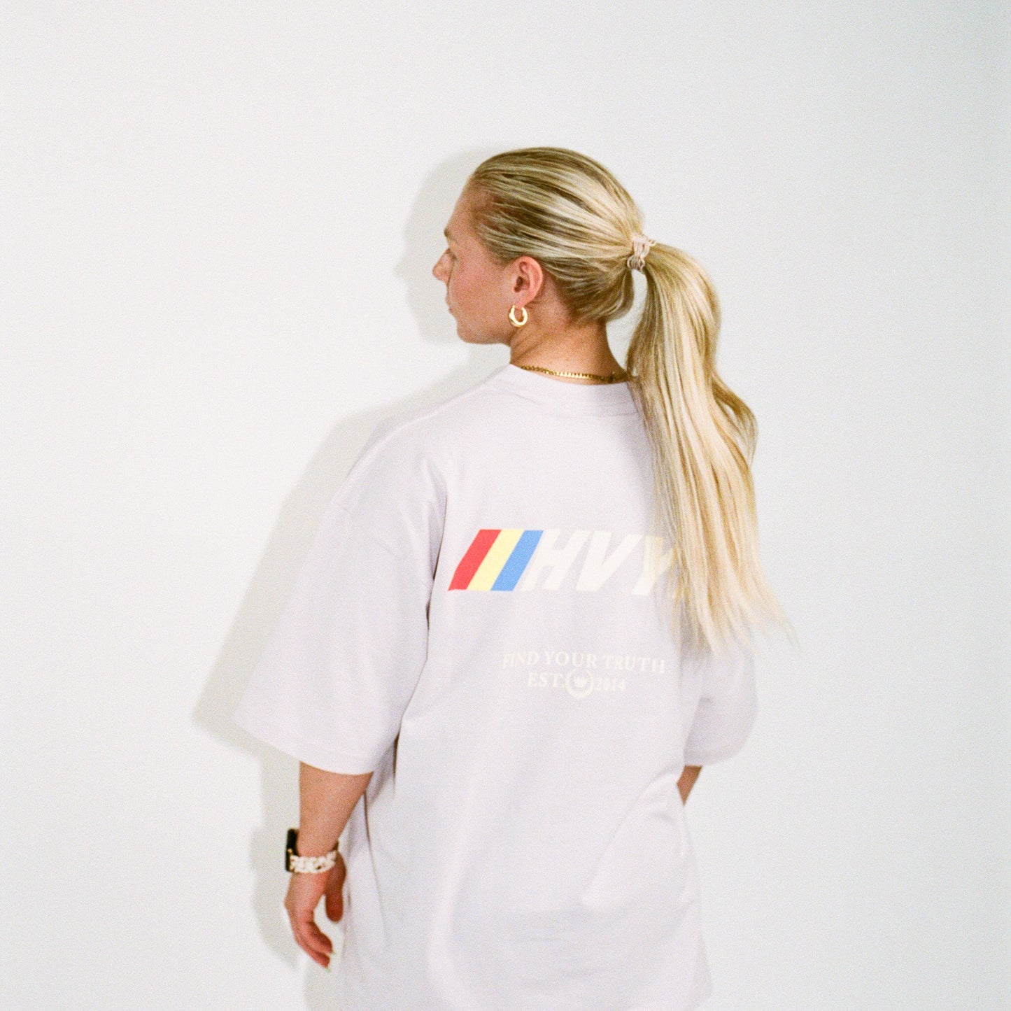 002 HVYD Race T-Shirt — Lavender Fog