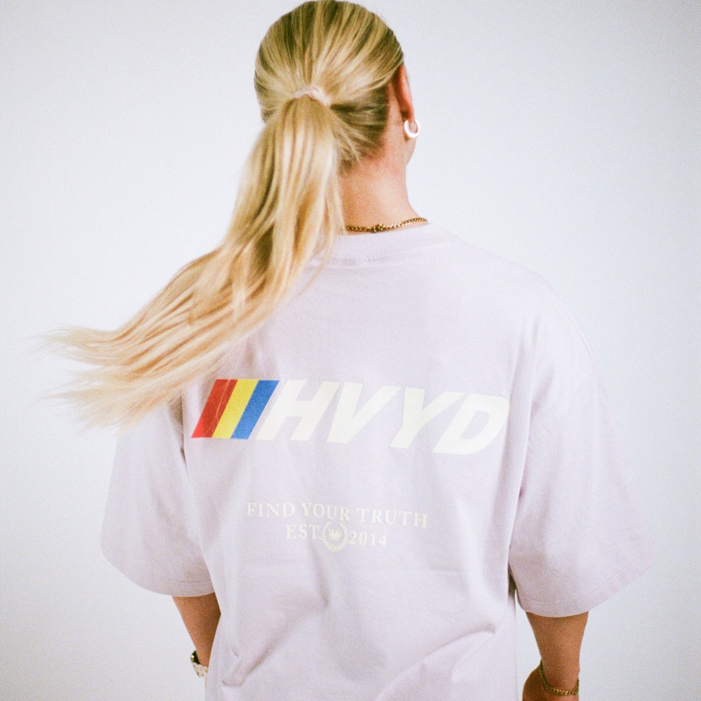 002 HVYD Race T-Shirt — Lavender Fog