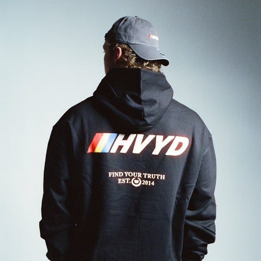 007 HVYD Race Terry Hoodie — Black Onyx