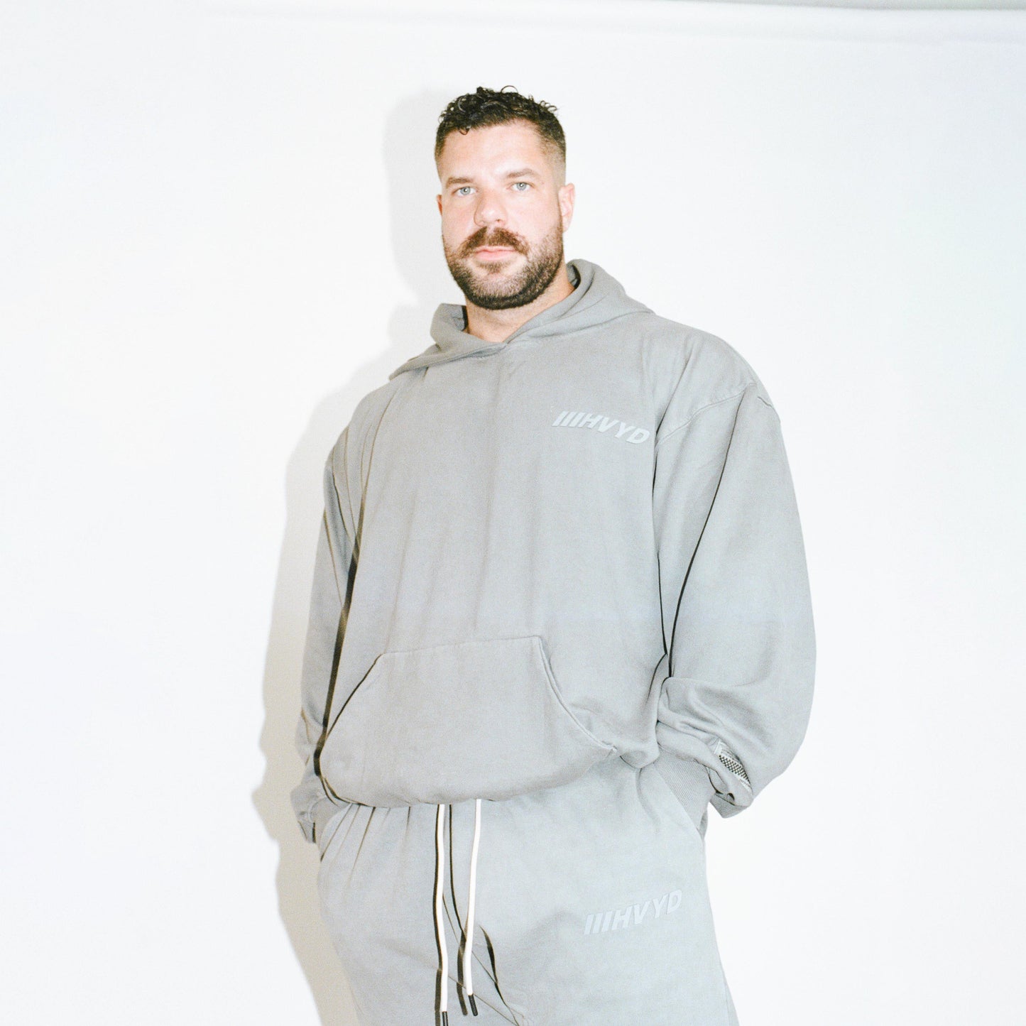 006 HVYD Truth Terry Hoodie — Glacier