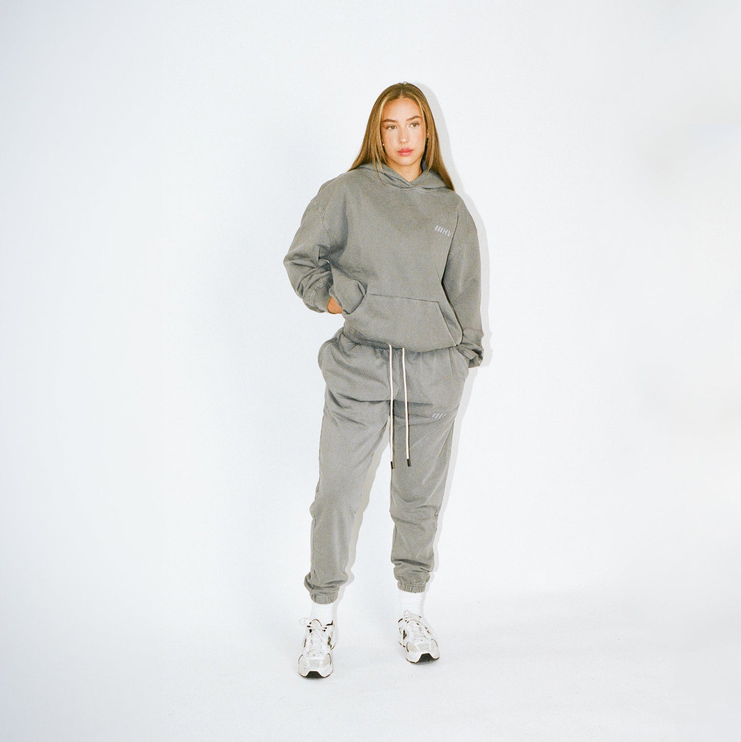 006 HVYD Truth Terry Hoodie — Glacier