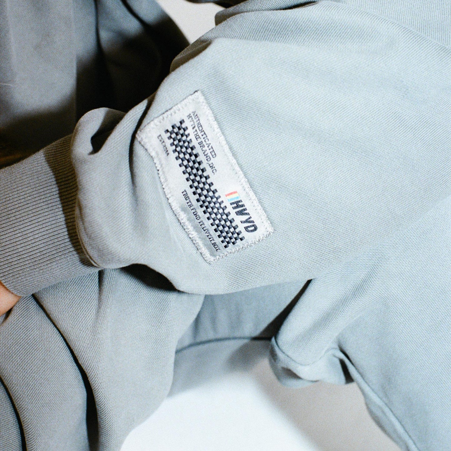 006 HVYD Truth Terry Hoodie — Glacier