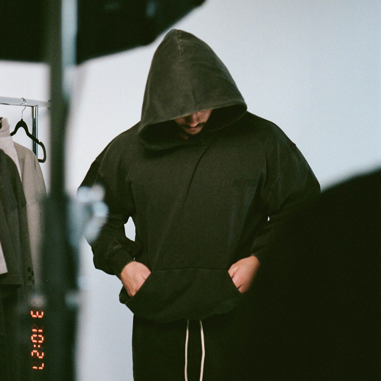 006 HVYD Truth Terry Hoodie — Studio Black