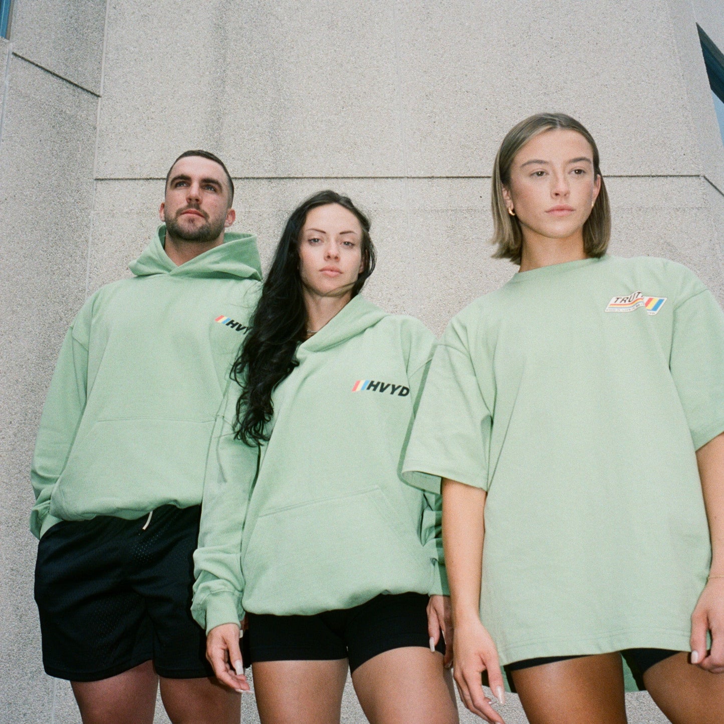 002 HVYD Race Terry Hoodie — Lime