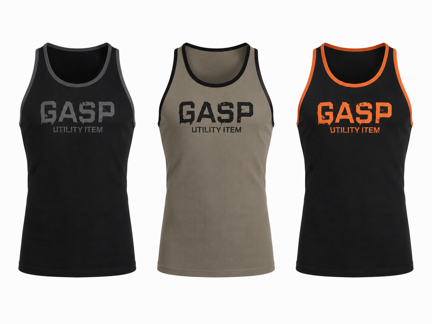 GASP Ribbed T-back