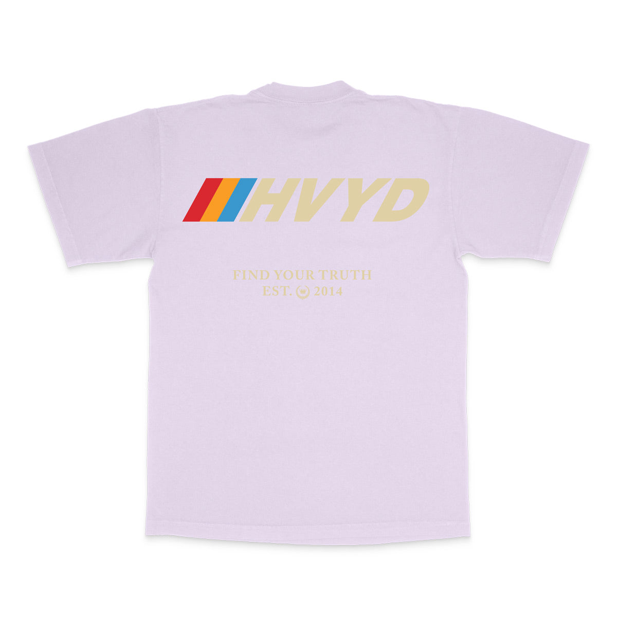 002 HVYD Race T-Shirt — Lavender Fog