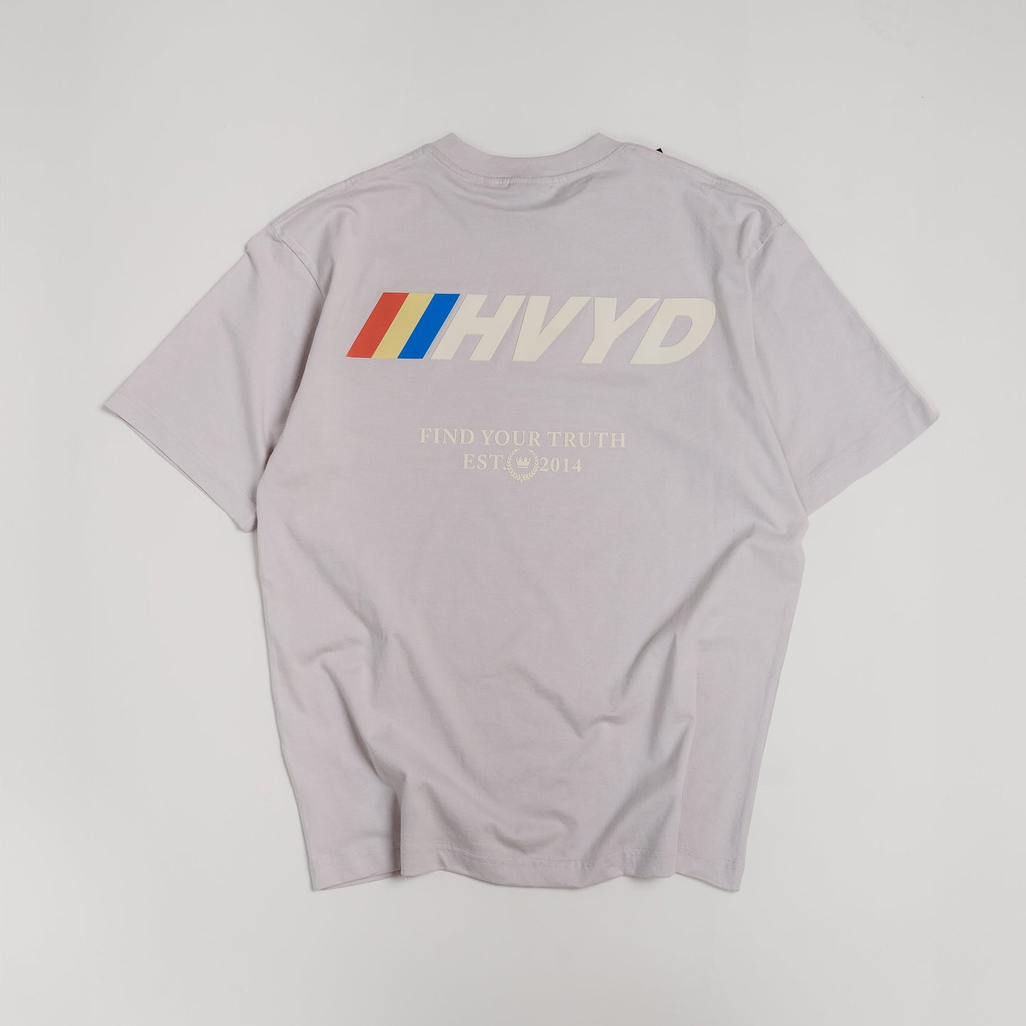 002 HVYD Race T-Shirt — Lavender Fog