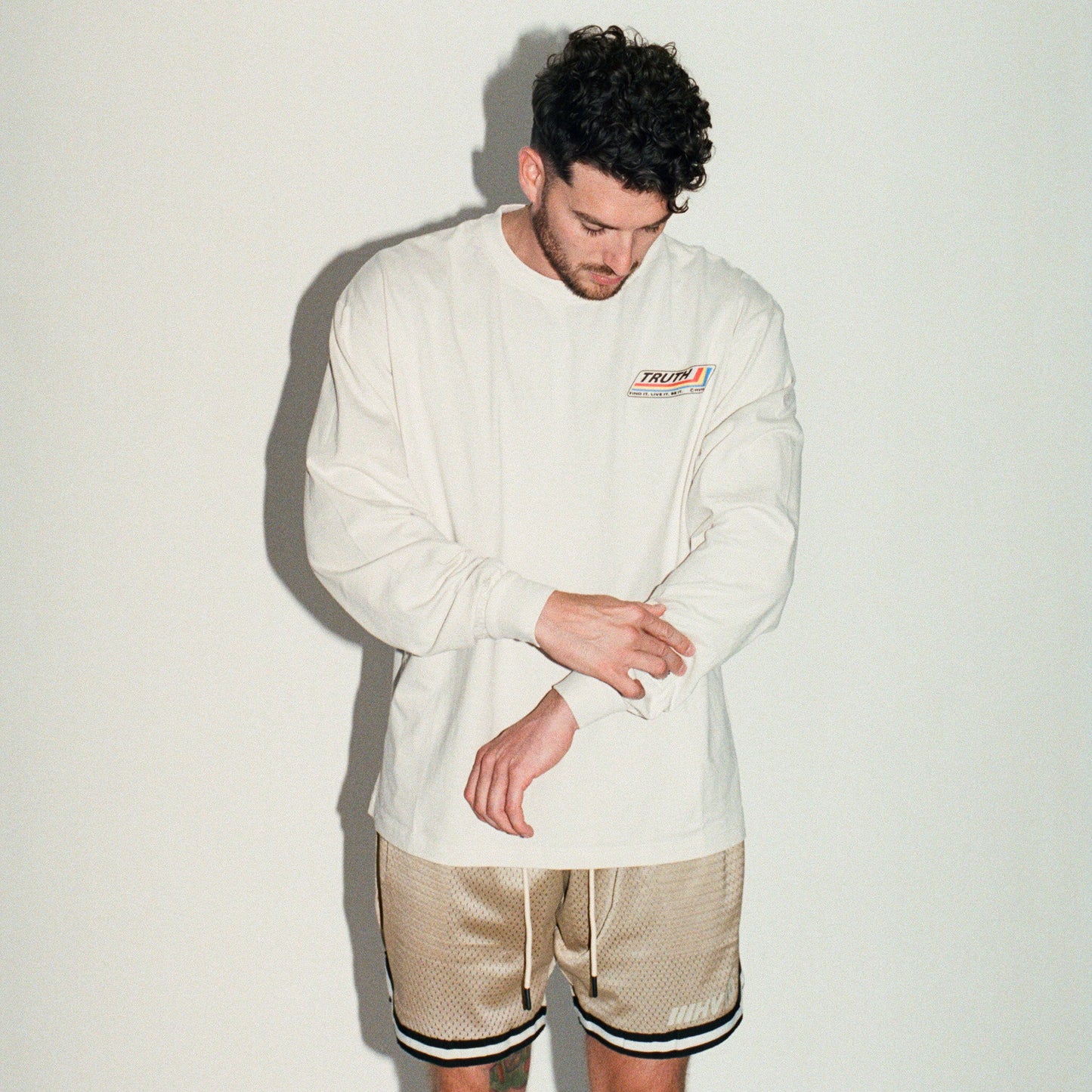 002 HVYD Truth Re-Edition Long Sleeve — Bone