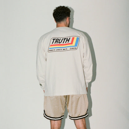 002 HVYD Truth Re-Edition Long Sleeve — Bone