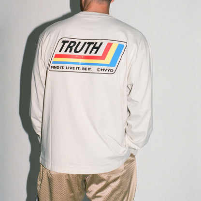 002 HVYD Truth Re-Edition Long Sleeve — Bone
