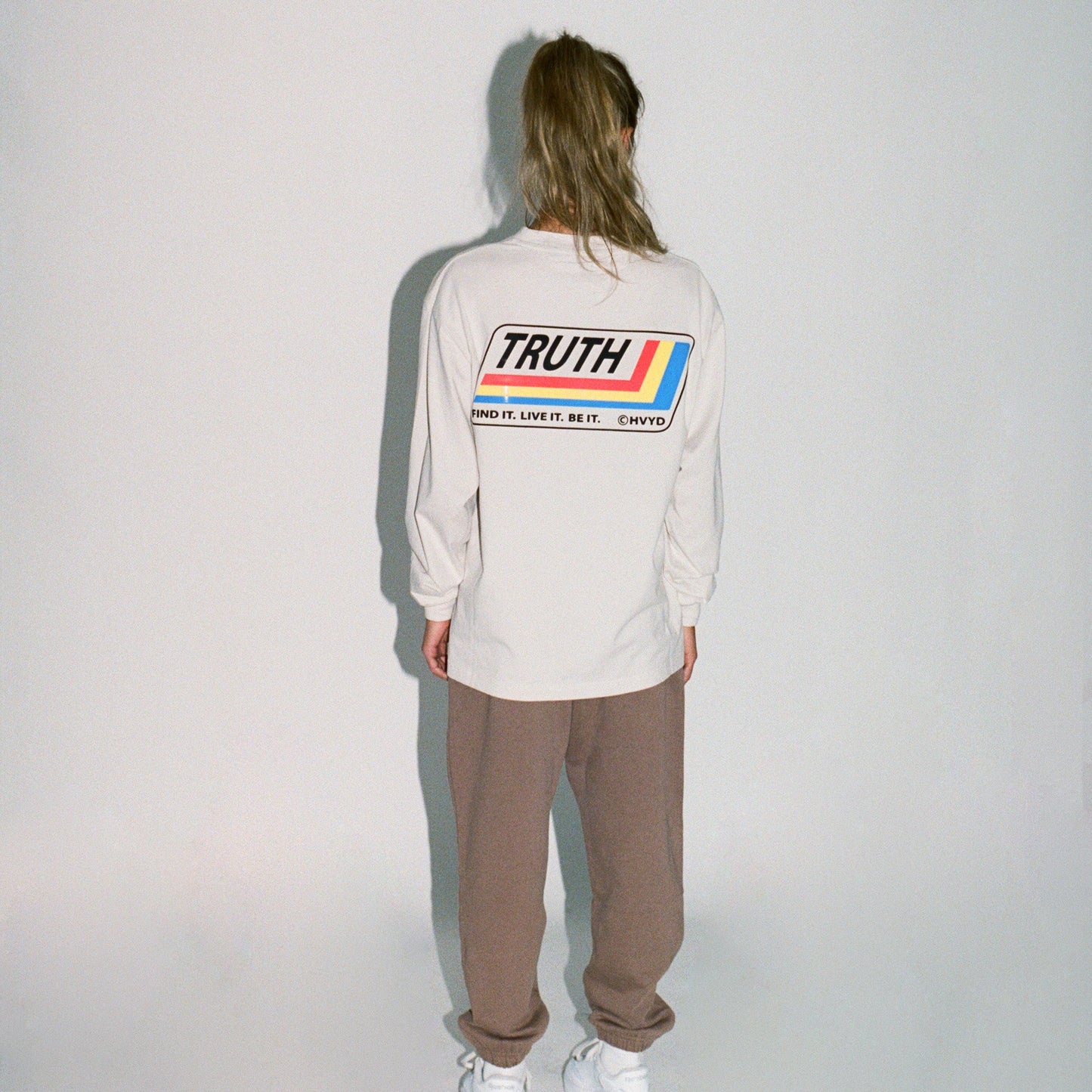 002 HVYD Truth Re-Edition Long Sleeve — Bone