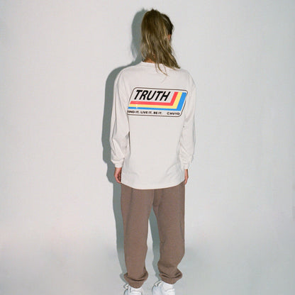 002 HVYD Truth Re-Edition Long Sleeve — Bone