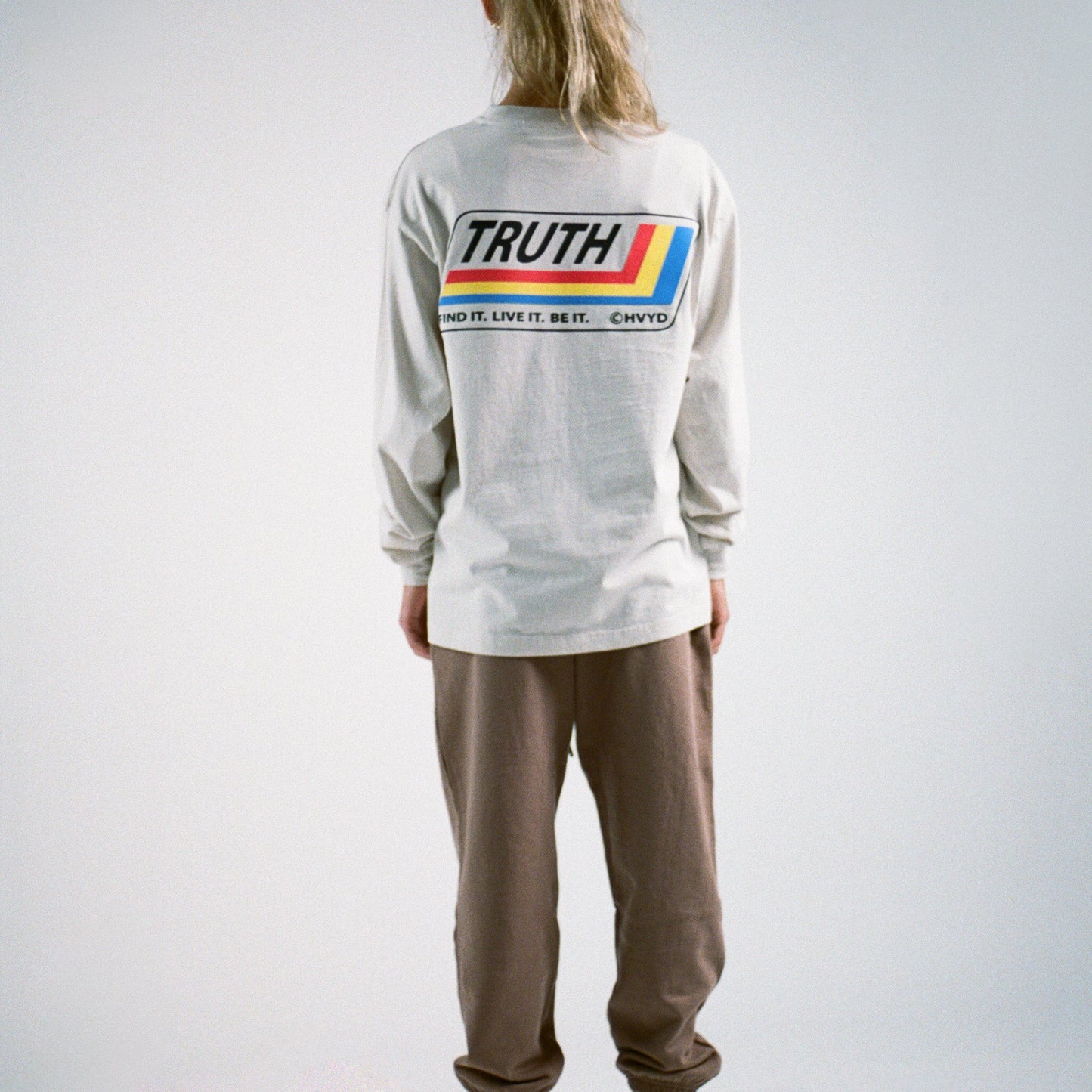 002 HVYD Truth Re-Edition Long Sleeve — Bone