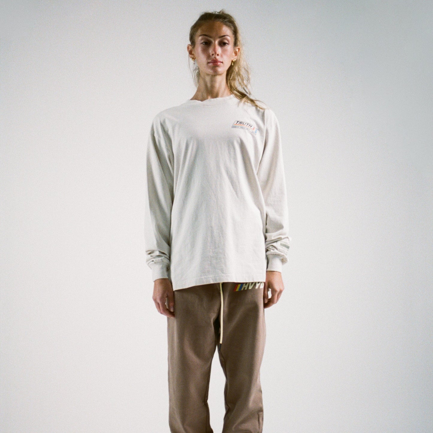 002 HVYD Truth Re-Edition Long Sleeve — Bone