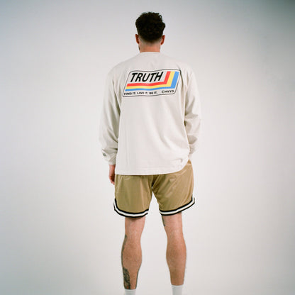 002 HVYD Truth Re-Edition Long Sleeve — Bone