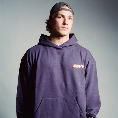 007 HVYD Race Terry Hoodie — Night Shadow Blue