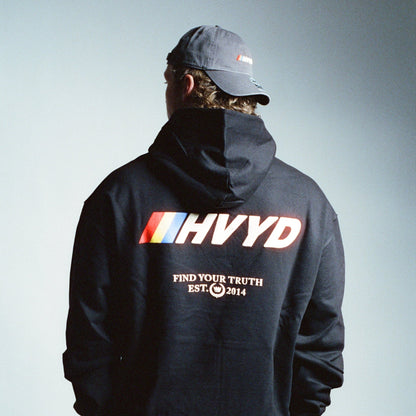 007 HVYD Race Terry Hoodie — Black Onyx