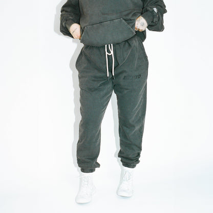006 HVYD Truth Terry Sweatpants — Studio Black