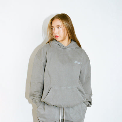 006 HVYD Truth Terry Hoodie — Glacier