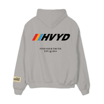 007 HVYD Race Terry Hoodie — Tracing Gray