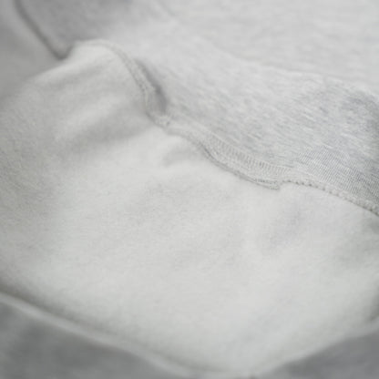 003 HVYD Race Fleece Hoodie — Heather Grey