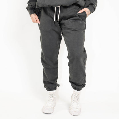 006 HVYD Truth Terry Sweatpants — Studio Black
