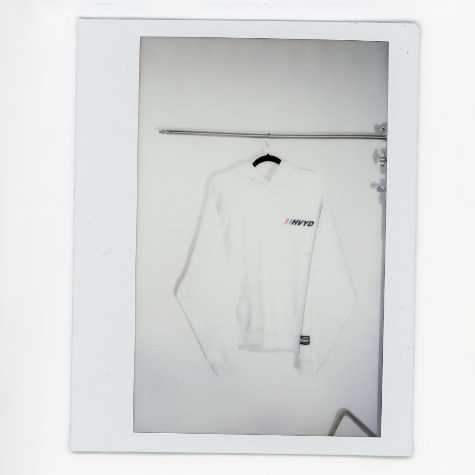 003 HVYD Race Fleece Hoodie — Heather Grey