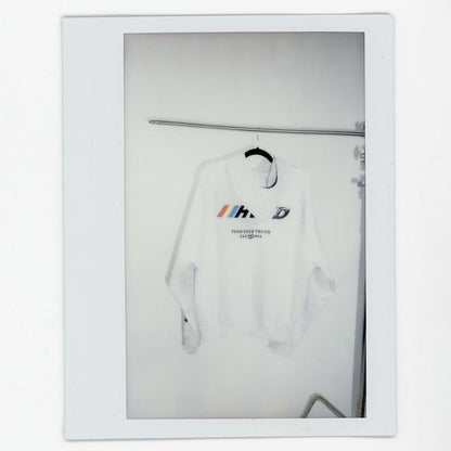 003 HVYD Race Fleece Hoodie — Heather Grey
